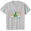 image:imageStar Wars Christmas Ewokin Around The Christmas Tree TShirtSilver Grey