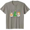 image:imageStar Wars Christmas Ewokin Around The Christmas Tree TShirtSlate Grey