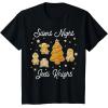 image:imageStar Wars Christmas Silent Night Jedi Knight Gingerbread TShirtBlack