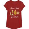 image:imageStar Wars Christmas Silent Night Jedi Knight Gingerbread TShirtCranberry Red