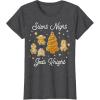image:imageStar Wars Christmas Silent Night Jedi Knight Gingerbread TShirtDark Heather Grey