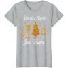 image:imageStar Wars Christmas Silent Night Jedi Knight Gingerbread TShirtHeather Grey