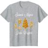 image:imageStar Wars Christmas Silent Night Jedi Knight Gingerbread TShirtHeather Grey