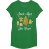 image:imageStar Wars Christmas Silent Night Jedi Knight Gingerbread TShirtKelly Green