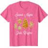 image:imageStar Wars Christmas Silent Night Jedi Knight Gingerbread TShirtPink Heather