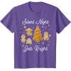 image:imageStar Wars Christmas Silent Night Jedi Knight Gingerbread TShirtPurple Heather