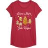 image:imageStar Wars Christmas Silent Night Jedi Knight Gingerbread TShirtRed Heather