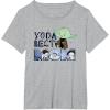 image:imageStar Wars Classic Yoda Mothers Day Best Mom TShirtHeather Grey