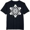 image:imageStar Wars Darth Vader Christmas Snowflake Graphic TShirt TShirtBlack