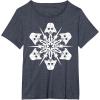 image:imageStar Wars Darth Vader Christmas Snowflake Graphic TShirt TShirtHeather Blue
