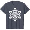 image:imageStar Wars Darth Vader Christmas Snowflake Graphic TShirt TShirtHeather Blue