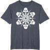 image:imageStar Wars Darth Vader Christmas Snowflake Graphic TShirt TShirtHeather Blue