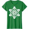 image:imageStar Wars Darth Vader Christmas Snowflake Graphic TShirt TShirtKelly Green