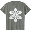 image:imageStar Wars Darth Vader Christmas Snowflake Graphic TShirt TShirtOlive Heather
