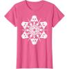 image:imageStar Wars Darth Vader Christmas Snowflake Graphic TShirt TShirtPink Heather