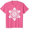 image:imageStar Wars Darth Vader Christmas Snowflake Graphic TShirt TShirtPink Heather