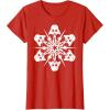 image:imageStar Wars Darth Vader Christmas Snowflake Graphic TShirt TShirtRed