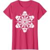 image:imageStar Wars Darth Vader Christmas Snowflake Graphic TShirt TShirtRed Heather