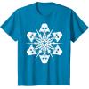image:imageStar Wars Darth Vader Christmas Snowflake Graphic TShirt TShirtSapphire Blue