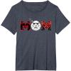 image:imageStar Wars Darth Vader Darth Maul Mom Mothers Day Birthday TShirtHeather Blue