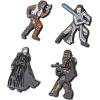 image:imageStar Wars Jewelry Mens Episode 8 Enamel Lapel Pin Set of 4 Jewelry Black One Size