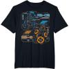 image:imageStar Wars Last Jedi R2D2 BB8 Droid Schematic TShirt TShirtBlack