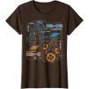 image:imageStar Wars Last Jedi R2D2 BB8 Droid Schematic TShirt TShirtBrown