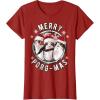 image:imageStar Wars Merry PorgMas Christmas Holiday TShirt TShirtCranberry Red