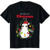 image:imageStar Wars Porg All I Want Christmas Holiday Graphic TShirt TShirtBlack