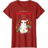 image:imageStar Wars Porg All I Want Christmas Holiday Graphic TShirt TShirtCranberry Red