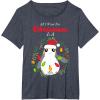 image:imageStar Wars Porg All I Want Christmas Holiday Graphic TShirt TShirtHeather Blue
