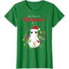 image:imageStar Wars Porg All I Want Christmas Holiday Graphic TShirt TShirtKelly Green