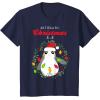 image:imageStar Wars Porg All I Want Christmas Holiday Graphic TShirt TShirtNavy Blue