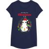 image:imageStar Wars Porg All I Want Christmas Holiday Graphic TShirt TShirtNavy Blue
