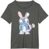image:imageStar Wars R2D2 Droid Cute Pastel Easter Bunny Costume amp Egg TShirtAsphalt Grey