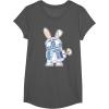image:imageStar Wars R2D2 Droid Cute Pastel Easter Bunny Costume amp Egg TShirtAsphalt Grey
