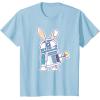 image:imageStar Wars R2D2 Droid Cute Pastel Easter Bunny Costume amp Egg TShirtBaby Blue