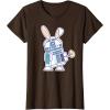 image:imageStar Wars R2D2 Droid Cute Pastel Easter Bunny Costume amp Egg TShirtBrown