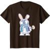 image:imageStar Wars R2D2 Droid Cute Pastel Easter Bunny Costume amp Egg TShirtBrown