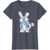 image:imageStar Wars R2D2 Droid Cute Pastel Easter Bunny Costume amp Egg TShirtHeather Blue