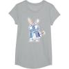 image:imageStar Wars R2D2 Droid Cute Pastel Easter Bunny Costume amp Egg TShirtHeather Grey