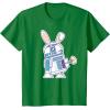 image:imageStar Wars R2D2 Droid Cute Pastel Easter Bunny Costume amp Egg TShirtKelly Green