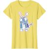 image:imageStar Wars R2D2 Droid Cute Pastel Easter Bunny Costume amp Egg TShirtLemon Yellow