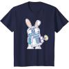 image:imageStar Wars R2D2 Droid Cute Pastel Easter Bunny Costume amp Egg TShirtNavy Blue
