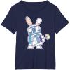 image:imageStar Wars R2D2 Droid Cute Pastel Easter Bunny Costume amp Egg TShirtNavy Blue