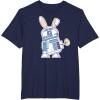image:imageStar Wars R2D2 Droid Cute Pastel Easter Bunny Costume amp Egg TShirtNavy Blue