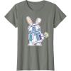 image:imageStar Wars R2D2 Droid Cute Pastel Easter Bunny Costume amp Egg TShirtOlive Heather