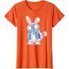 image:imageStar Wars R2D2 Droid Cute Pastel Easter Bunny Costume amp Egg TShirtOrange