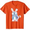image:imageStar Wars R2D2 Droid Cute Pastel Easter Bunny Costume amp Egg TShirtOrange