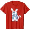 image:imageStar Wars R2D2 Droid Cute Pastel Easter Bunny Costume amp Egg TShirtRed